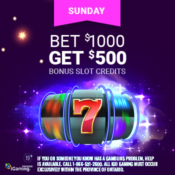 Bet $1,000 And Get $500 Slot Bonus Credits