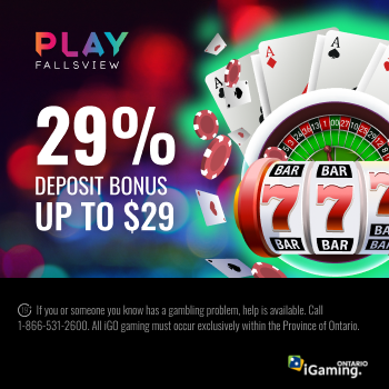 29% Deposit Bonus Up to $29
