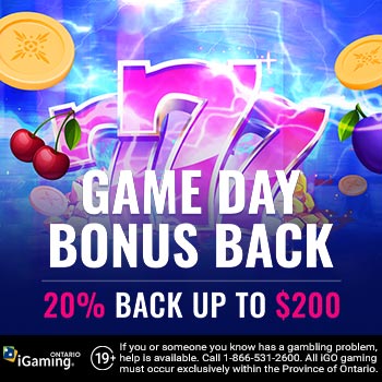 Game Day Bonus Back